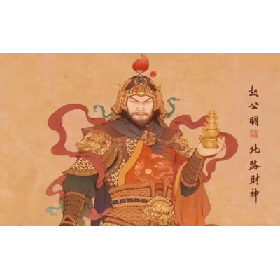 北路财神 赵公明（武财神）